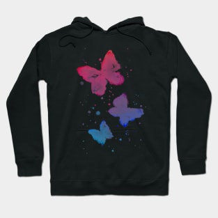 blue butterflies Hoodie